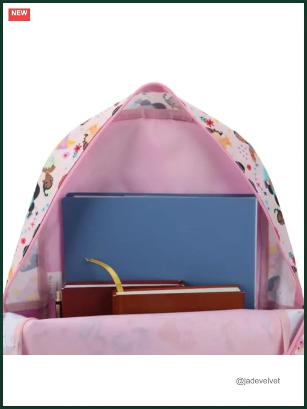 Kids' Backpack with Iconic Disney Princess All-Over Print 14 Inch Daypack